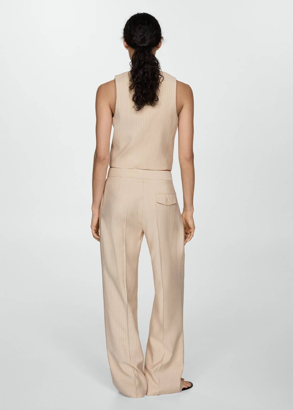 Mango Gestreifte Anzughose Flash Sale
