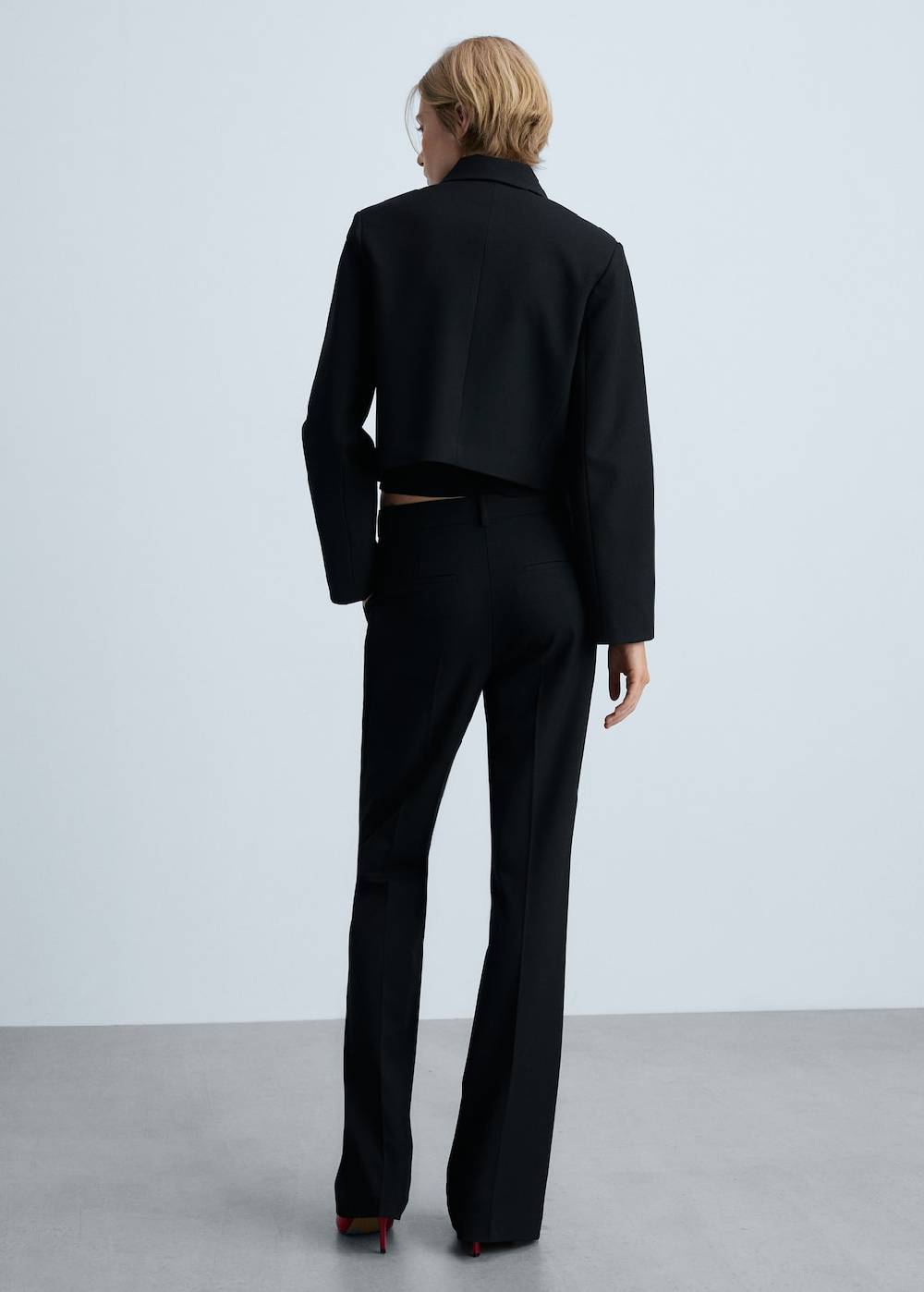 Mango Ausgestellte Hose mit hohem Bund Online Shopping