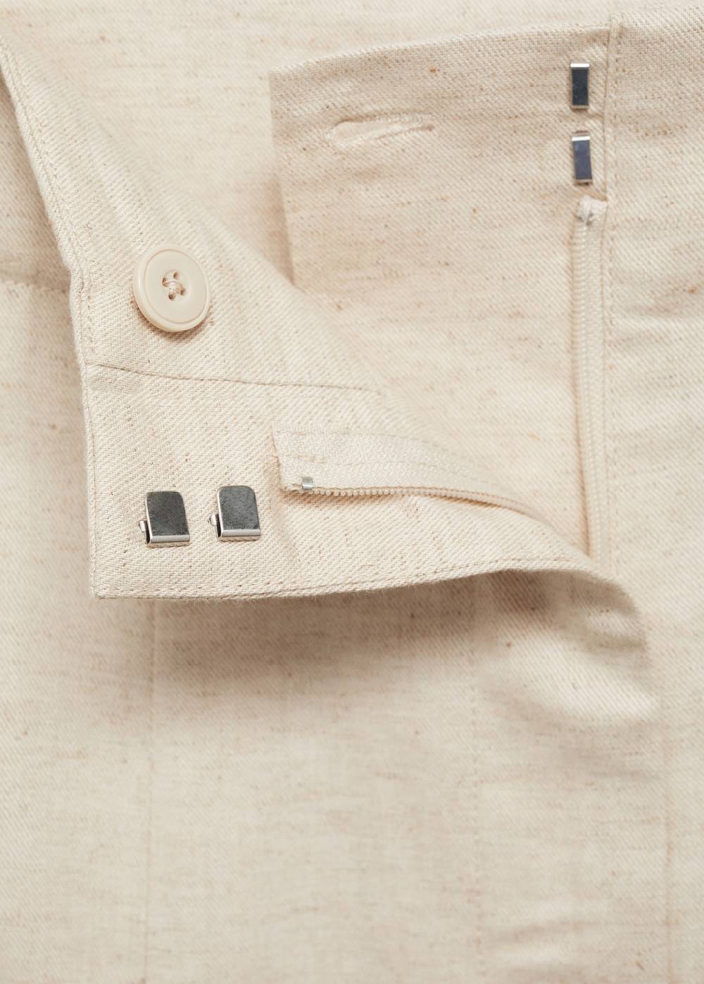 Mango Wideleg-Bundfaltenhose Online Outlet