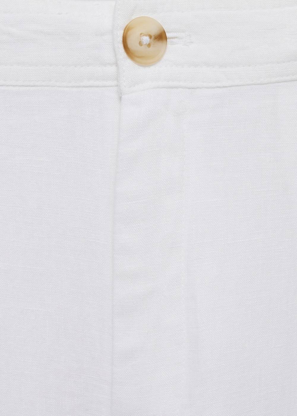 Mango Bundfaltenhose aus 100 % Leinen Riesige Ersparnisse