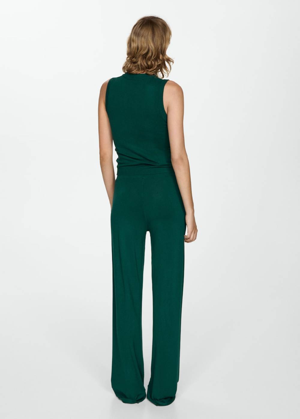Mango Wideleg-Strickhose Tiefpreis