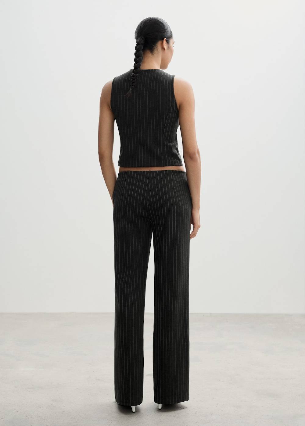 Mango Gerade Hose aus Romanit-Jersey Letzte 3 Tage