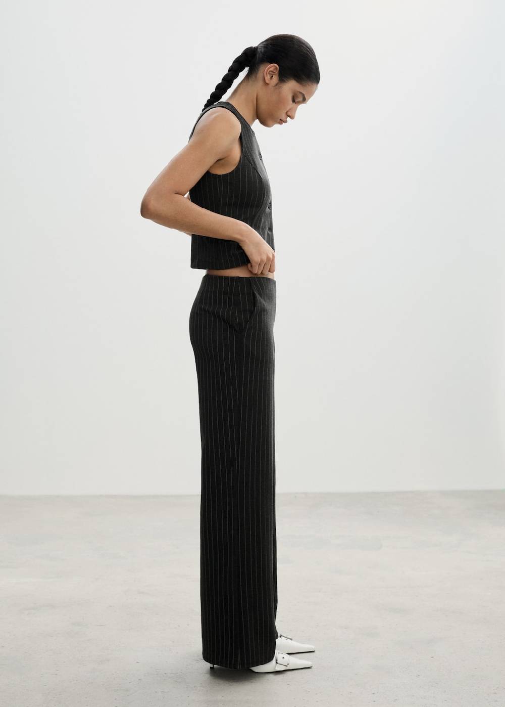 Mango Gerade Hose aus Romanit-Jersey Letzte 3 Tage