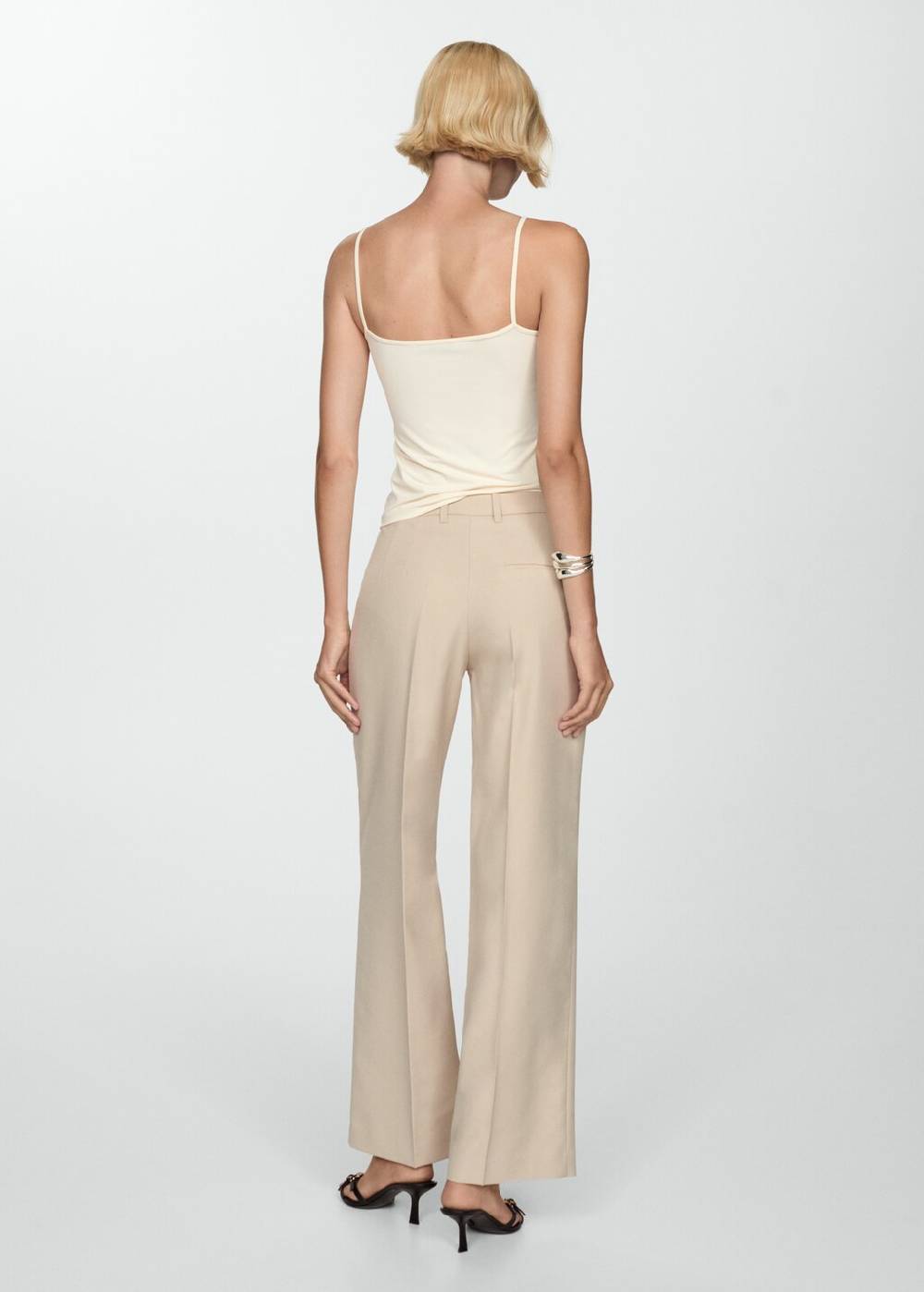 Mango Gerade Bundfaltenhose Neueste Stile