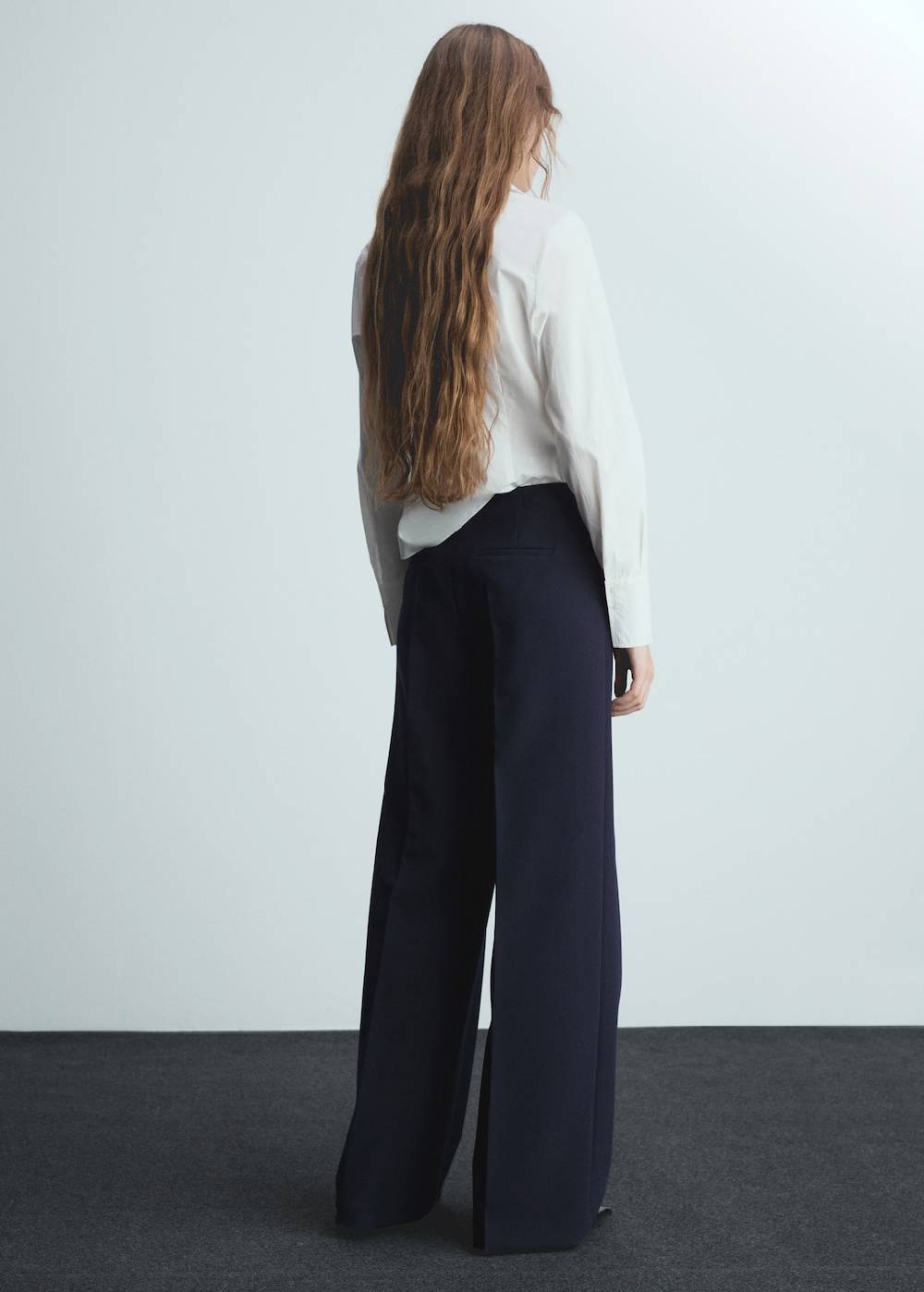 Mango Wideleg-Bundfaltenhose Letzte 2 Tage