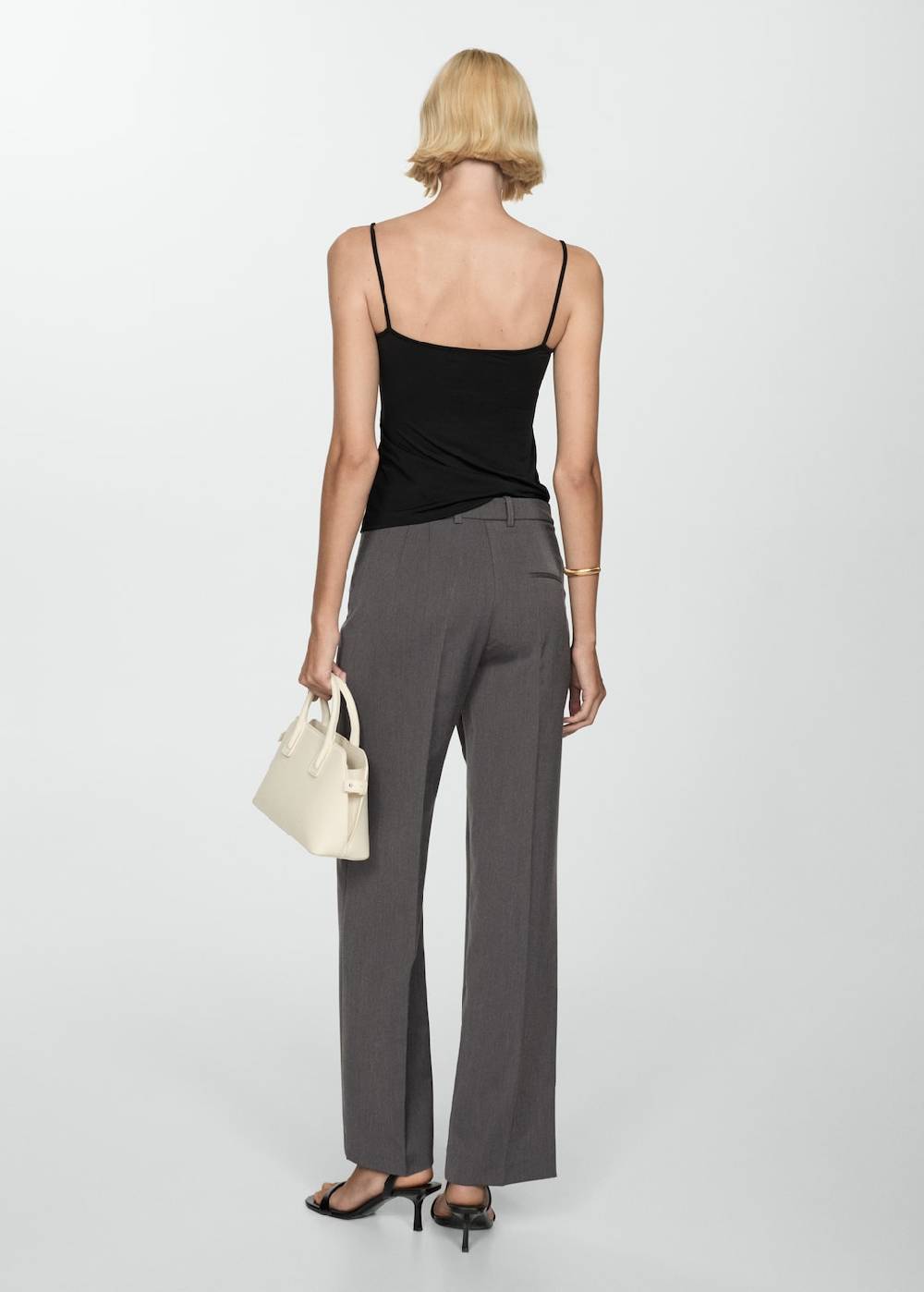 Mango Gerade Bundfaltenhose Bis zu 50% Rabatt