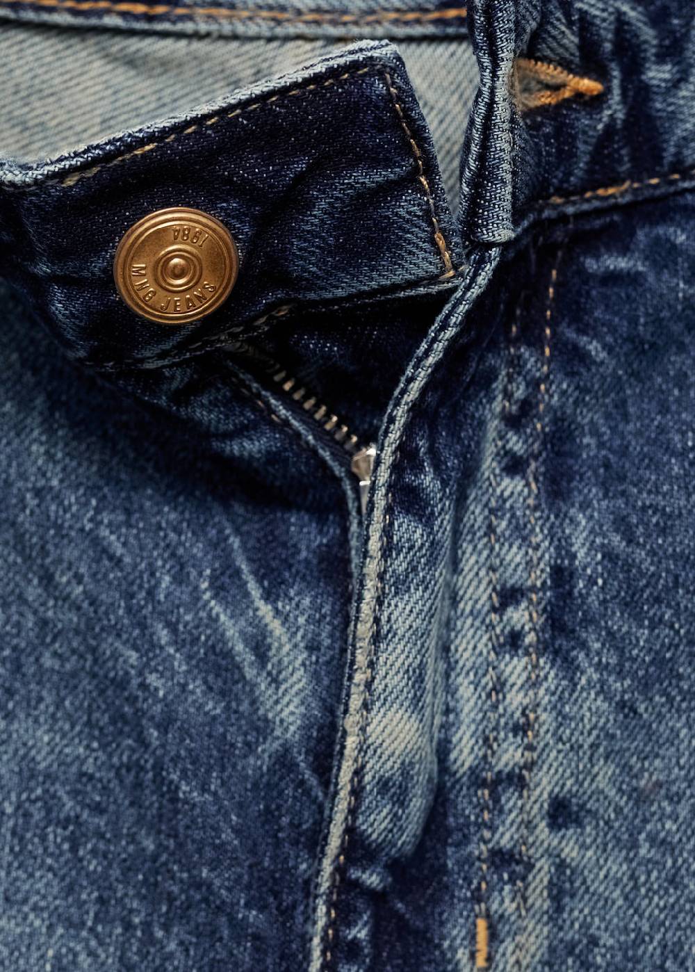 Mango Wideleg-Jeans-Bermudashorts Bis zu 60% Rabatt