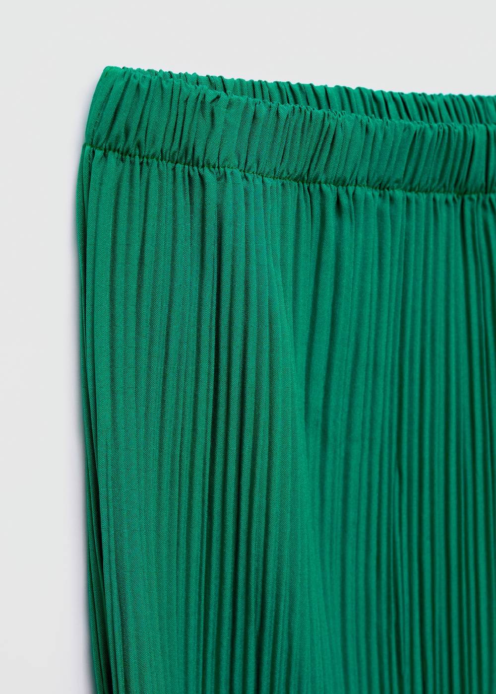 Mango Fließende Plissée-Hose Kostenloser Versand international