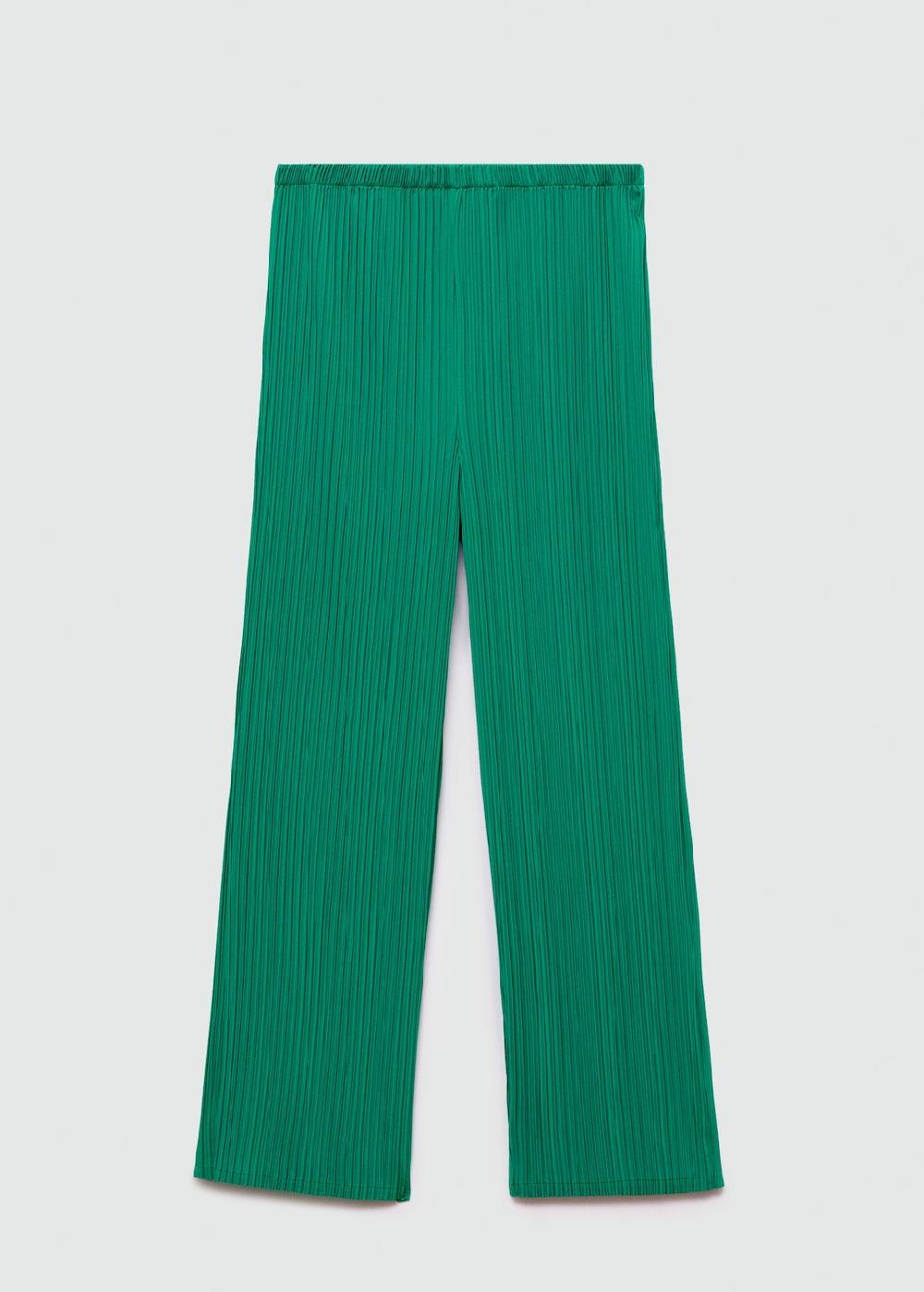 Mango Fließende Plissée-Hose Kostenloser Versand international