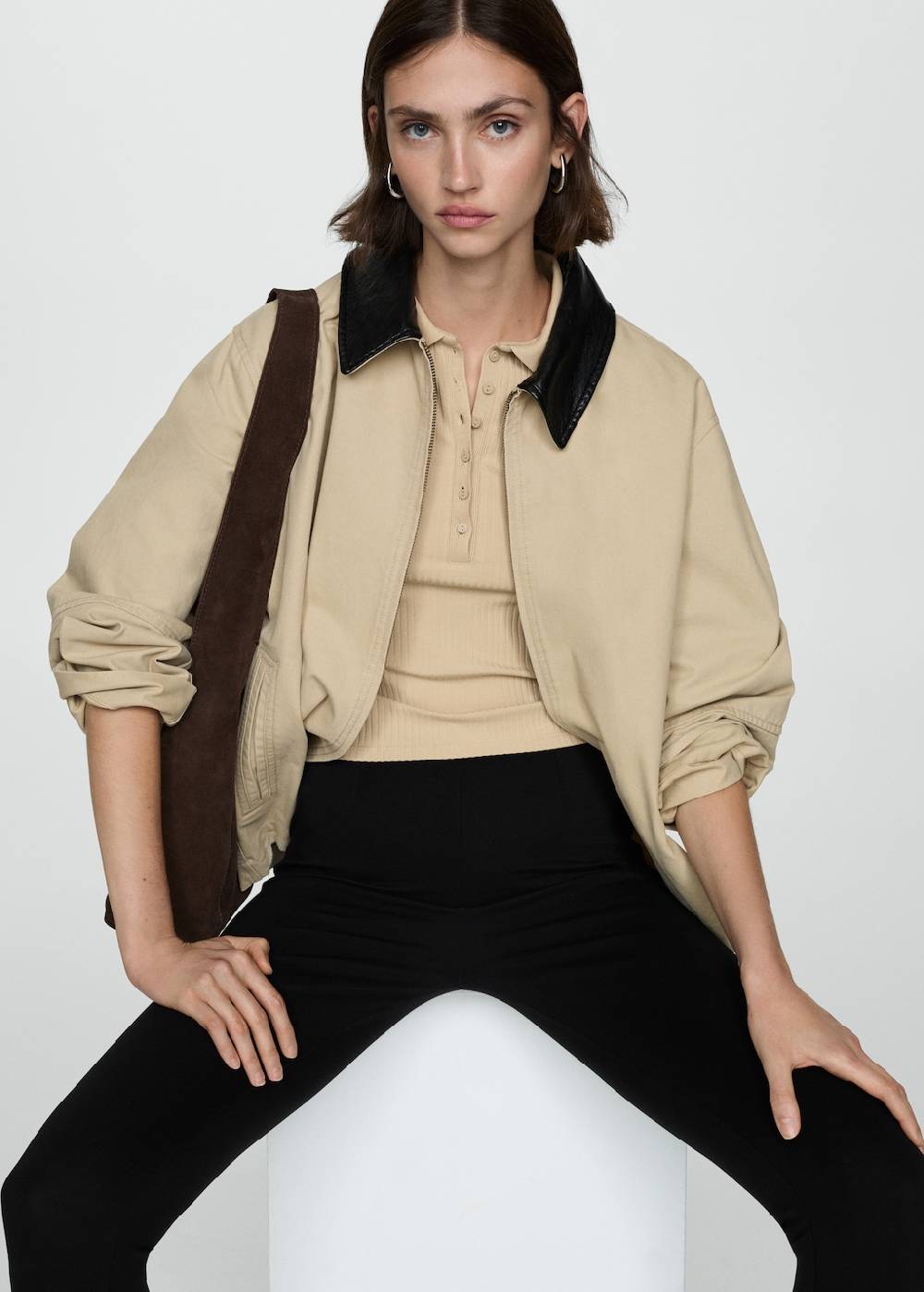 Mango Legging mit hohem Bund Speichern exportieren