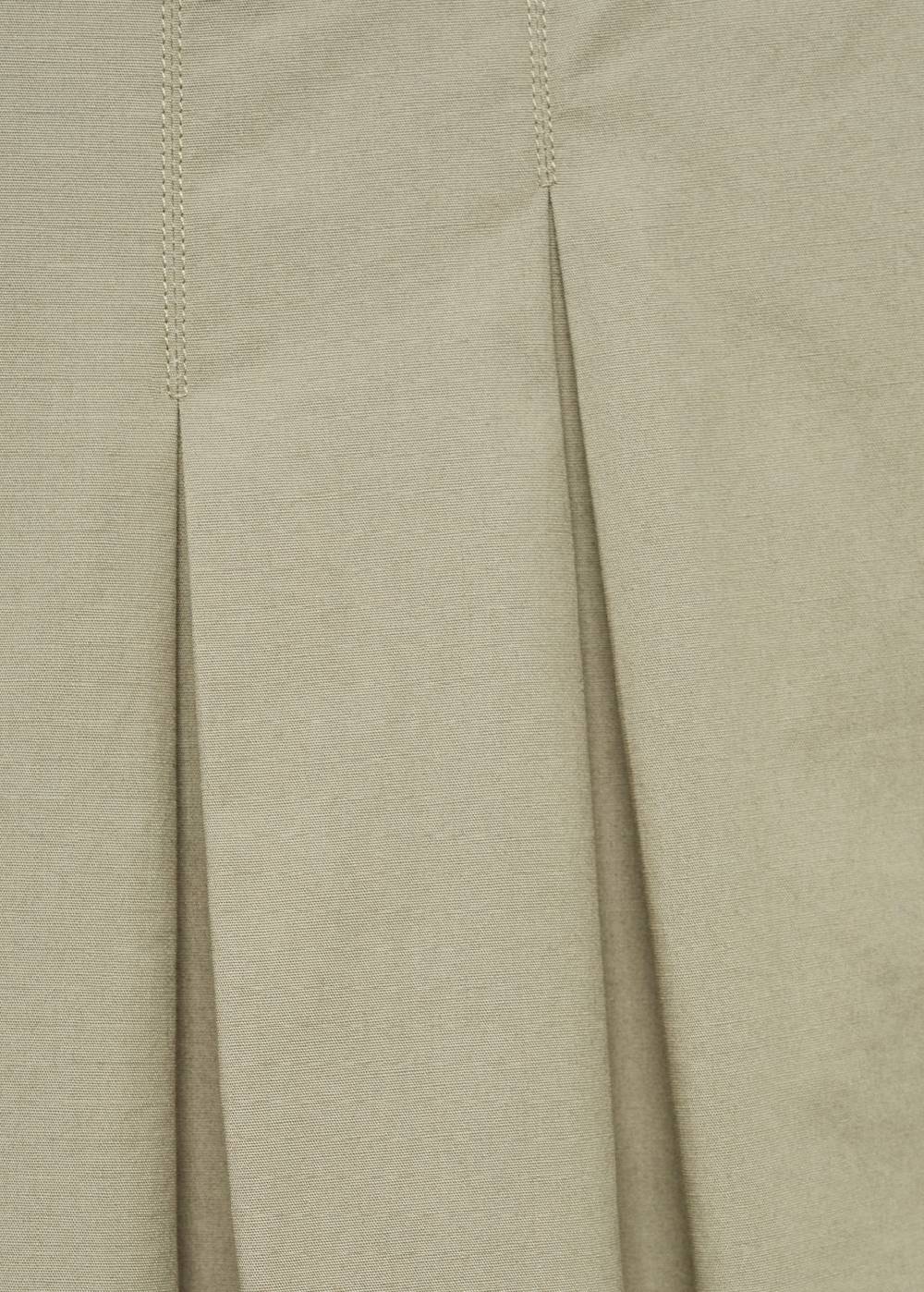 Mango Baumwollhose mit Bundfalten Auslauf