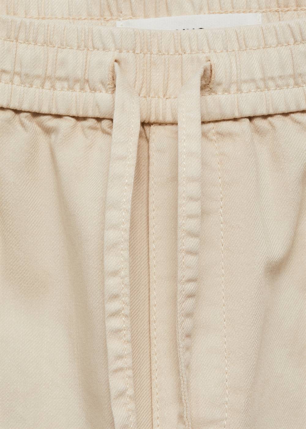 Mango Baumwollhose mit Gummibund Hotsell