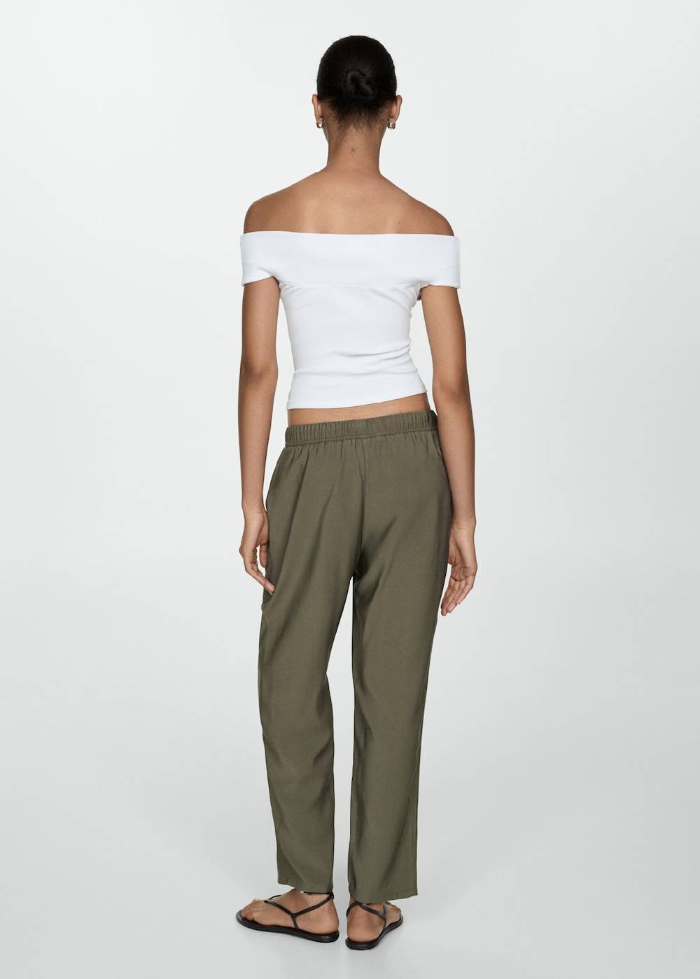 Mango Jogger Pants mit Kordel Günstiger Verkauf