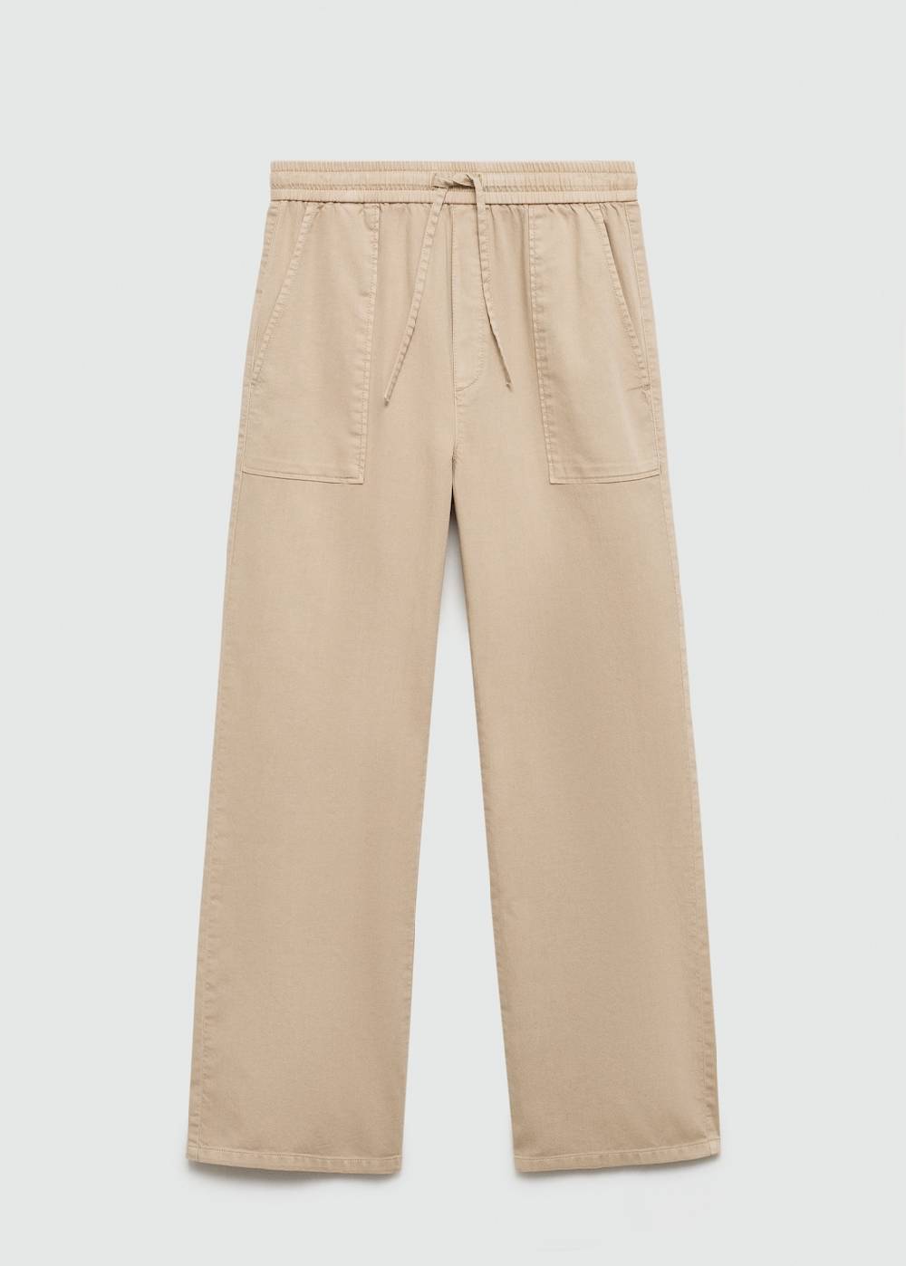 Mango Baumwollhose mit Gummibund Limitierter Zeitrabatt