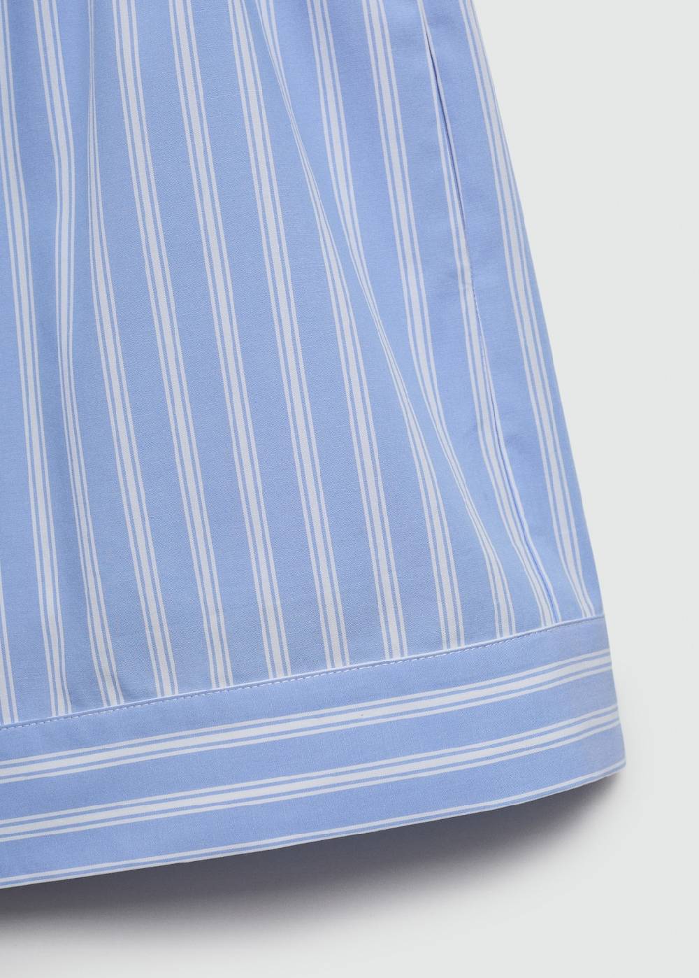 Mango Gerade Shorts mit Streifenmuster Fabrikpreis