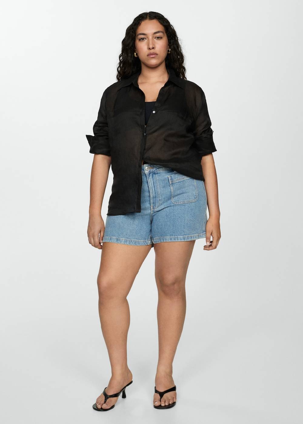 Mango Jeans-Shorts mit Taschen Cyber Monday
