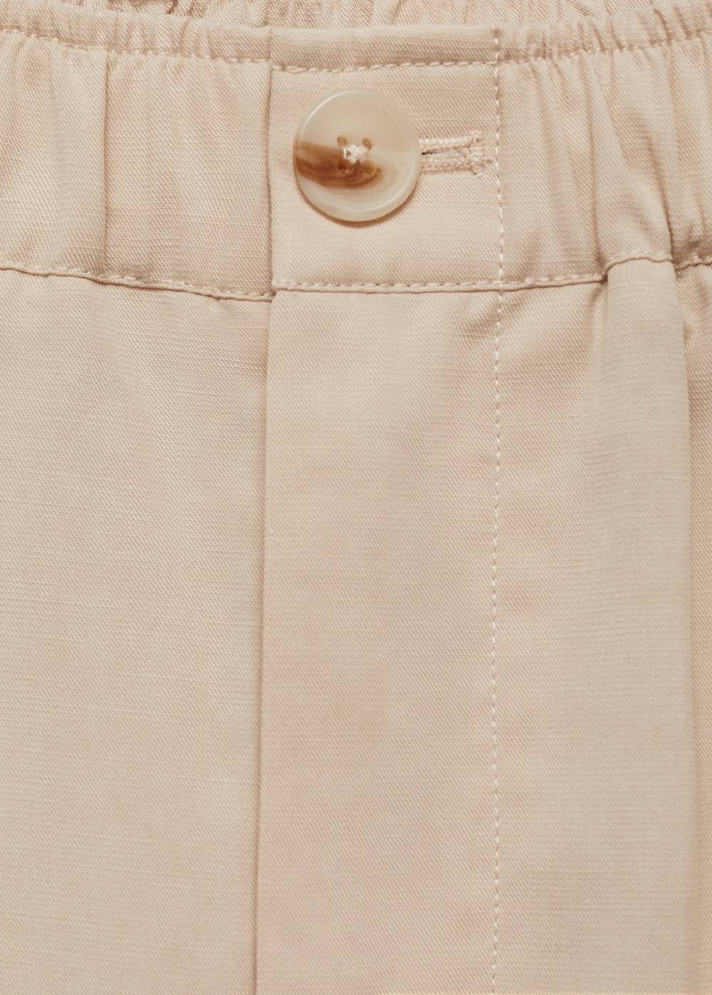 Mango Lyocell-Hose mit Faltendetails Vatertagsangebot
