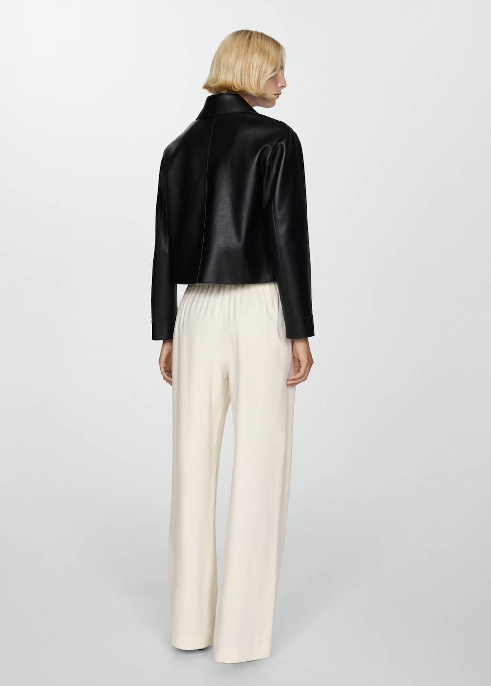 Mango Wideleg-Hose mit Stretchbund Valentinstagsangebot
