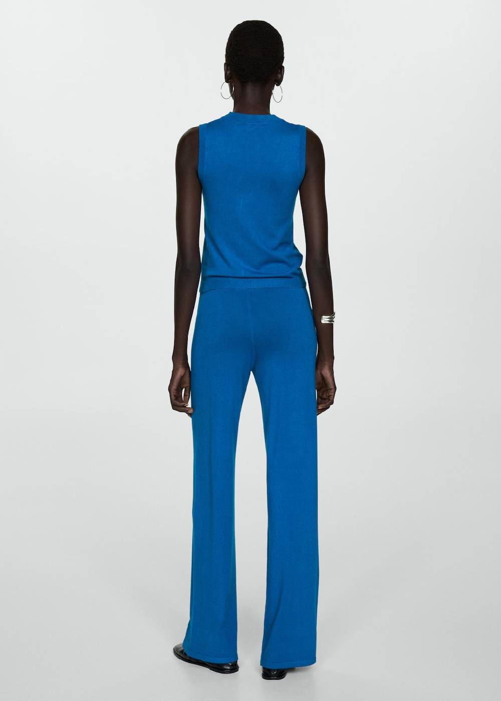 Mango Wideleg-Strickhose Große Rabatte