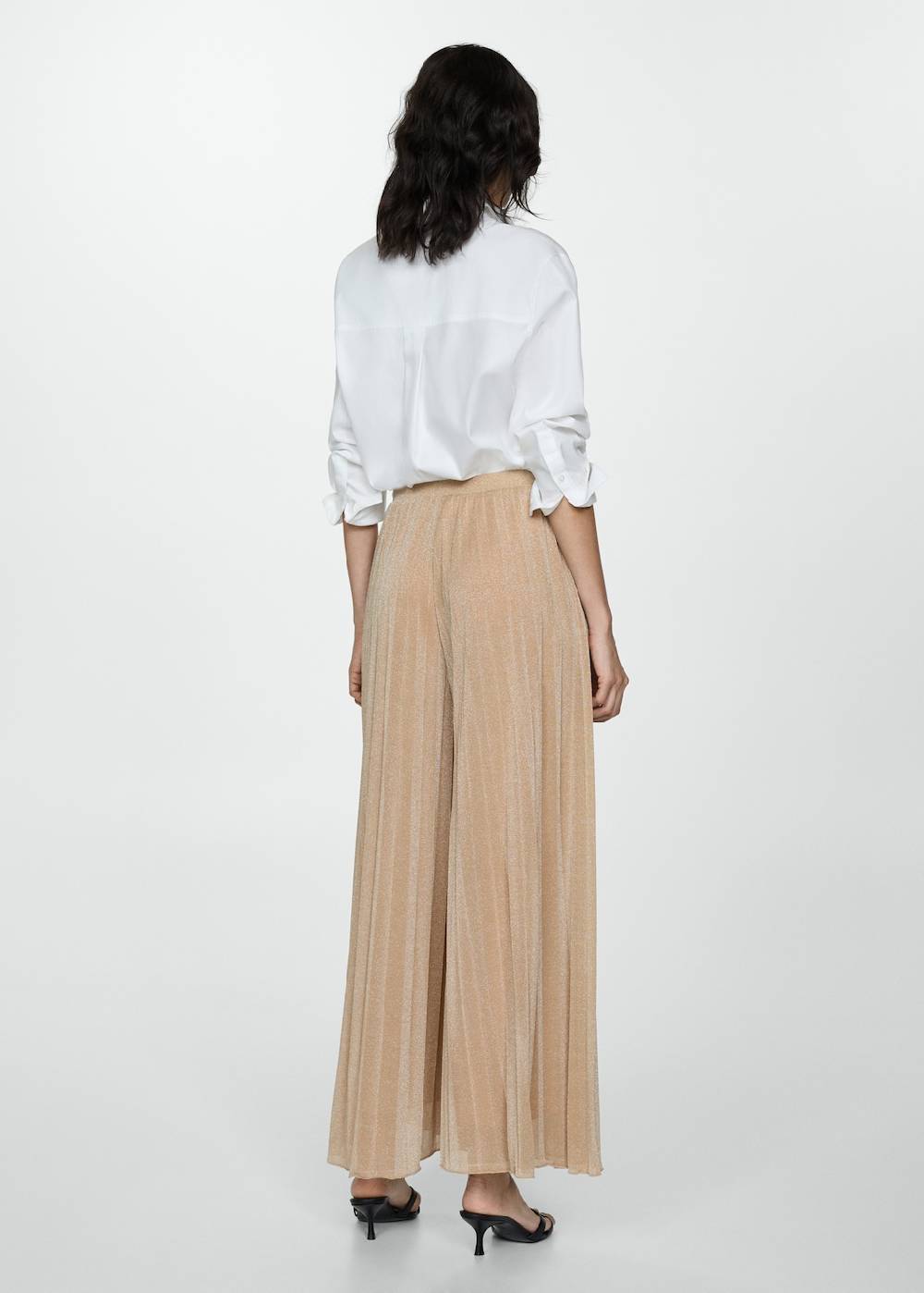 Mango Palazzo-Hose aus Lurex Super Sparpreis
