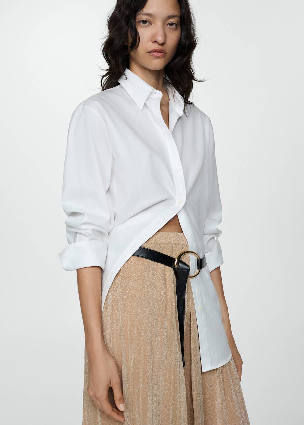 Mango Palazzo-Hose aus Lurex Super Sparpreis