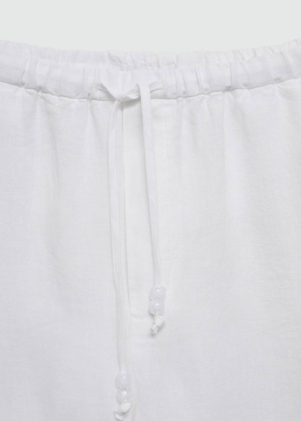 Mango Jogger Pants aus 100 % Leinen Kostenlose Rückgabe