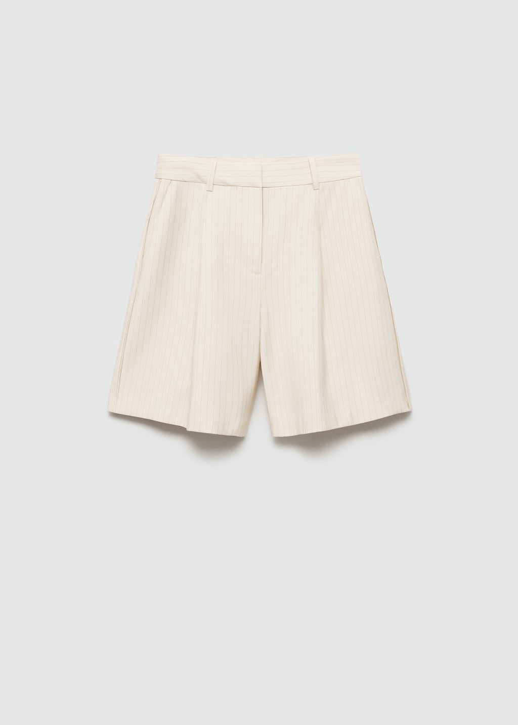 Mango Gerade Bermudashorts mit Streifenmuster JETZT KAUFEN