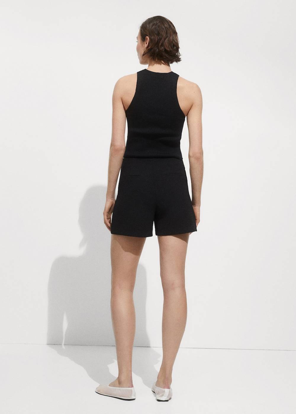 Mango Gerade Shorts mit mittlerer Bundhöhe Zeitbegrenzte Promotion