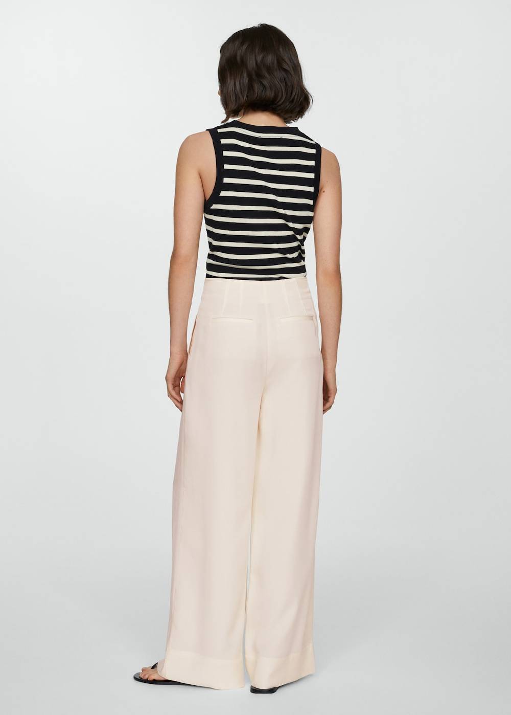 Mango Lyocell-Bundfaltenhose Bis zu 50% Rabatt