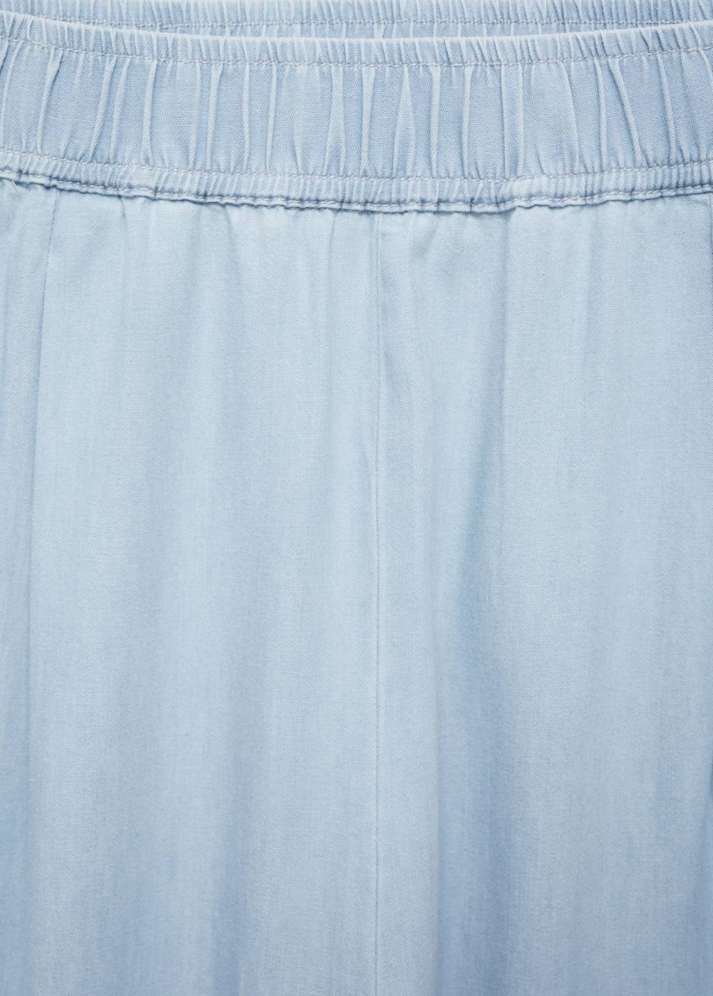 Mango Fließende Baumwollhose Discount Store für neue Produkte