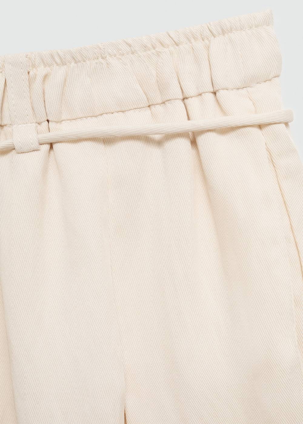 Mango Gerade Lyocell-Hose Super Rabatt