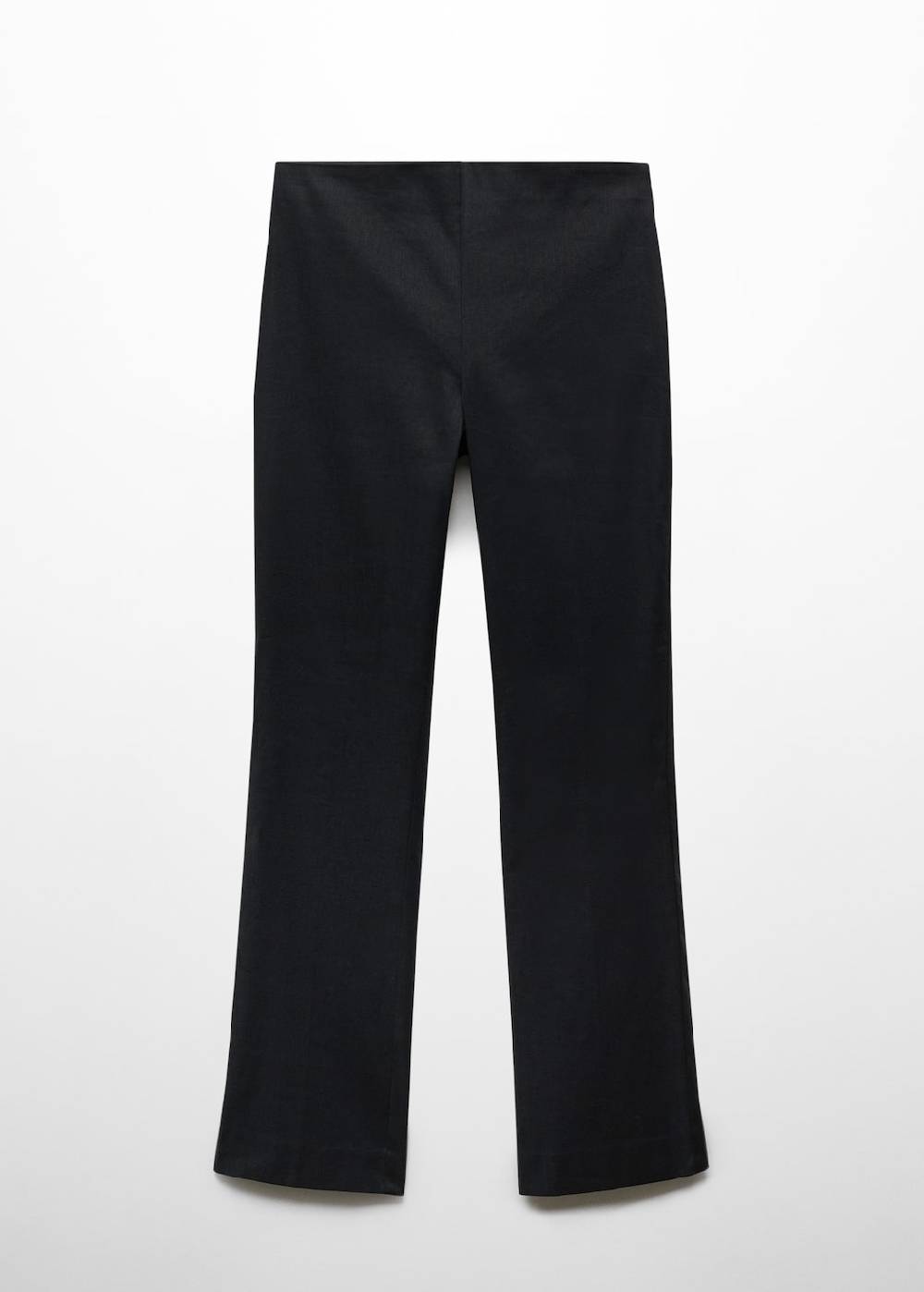 Mango Flared-Hose aus Leinen Riesige Rabatte