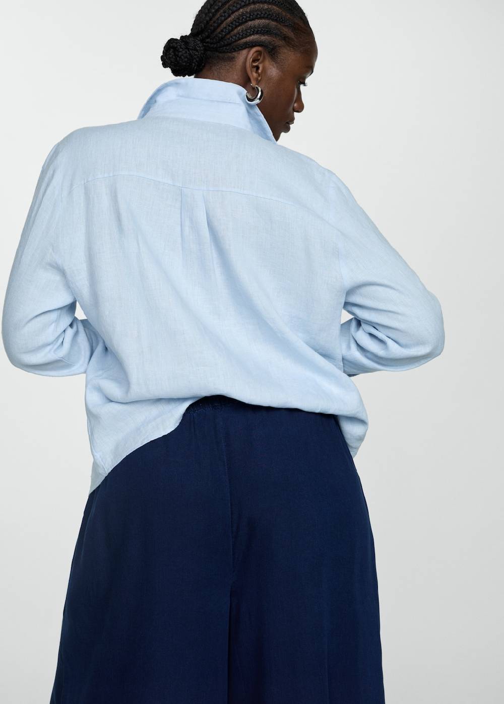 Mango Lyocell-Hose mit Stretchbund 50% Rabatt für begrenzte Zeit