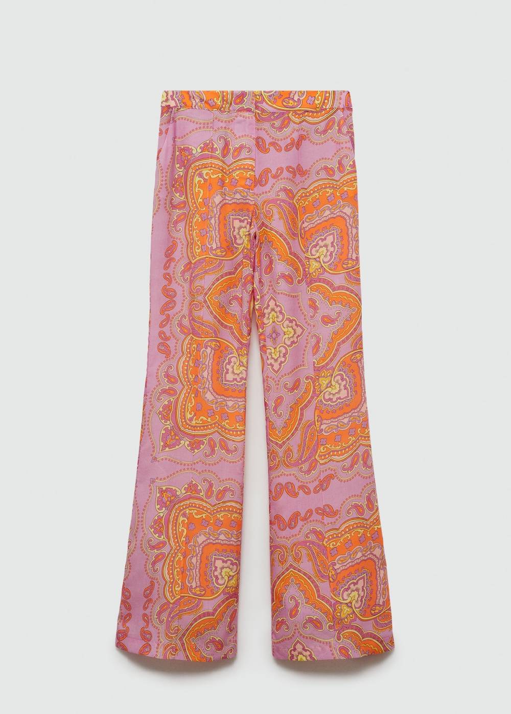 Mango Gemusterte Lyocell-Hose Rabatte dieses Monats