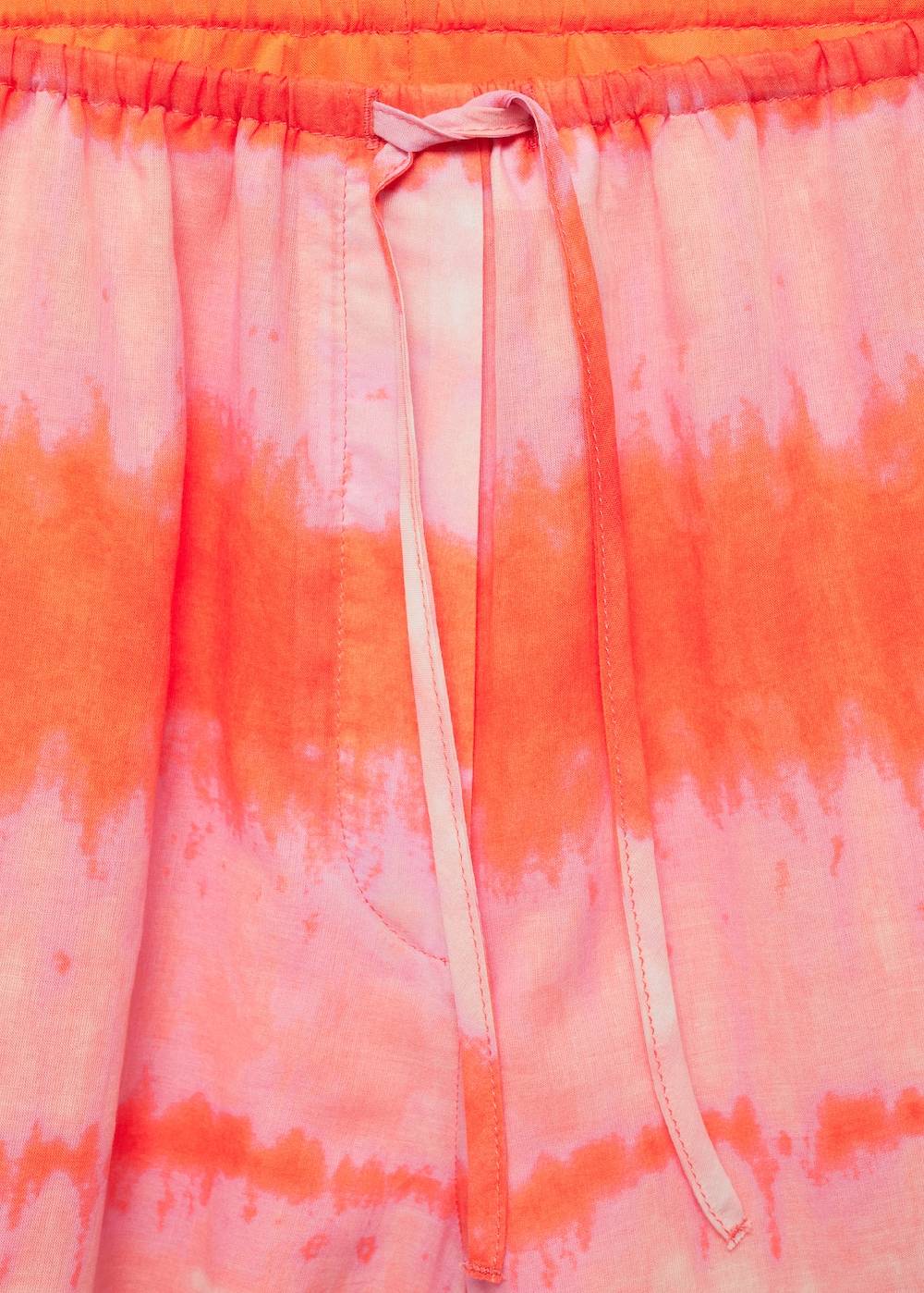 Mango Gemusterte Shorts mit Stretchbund Fabrikverkauf