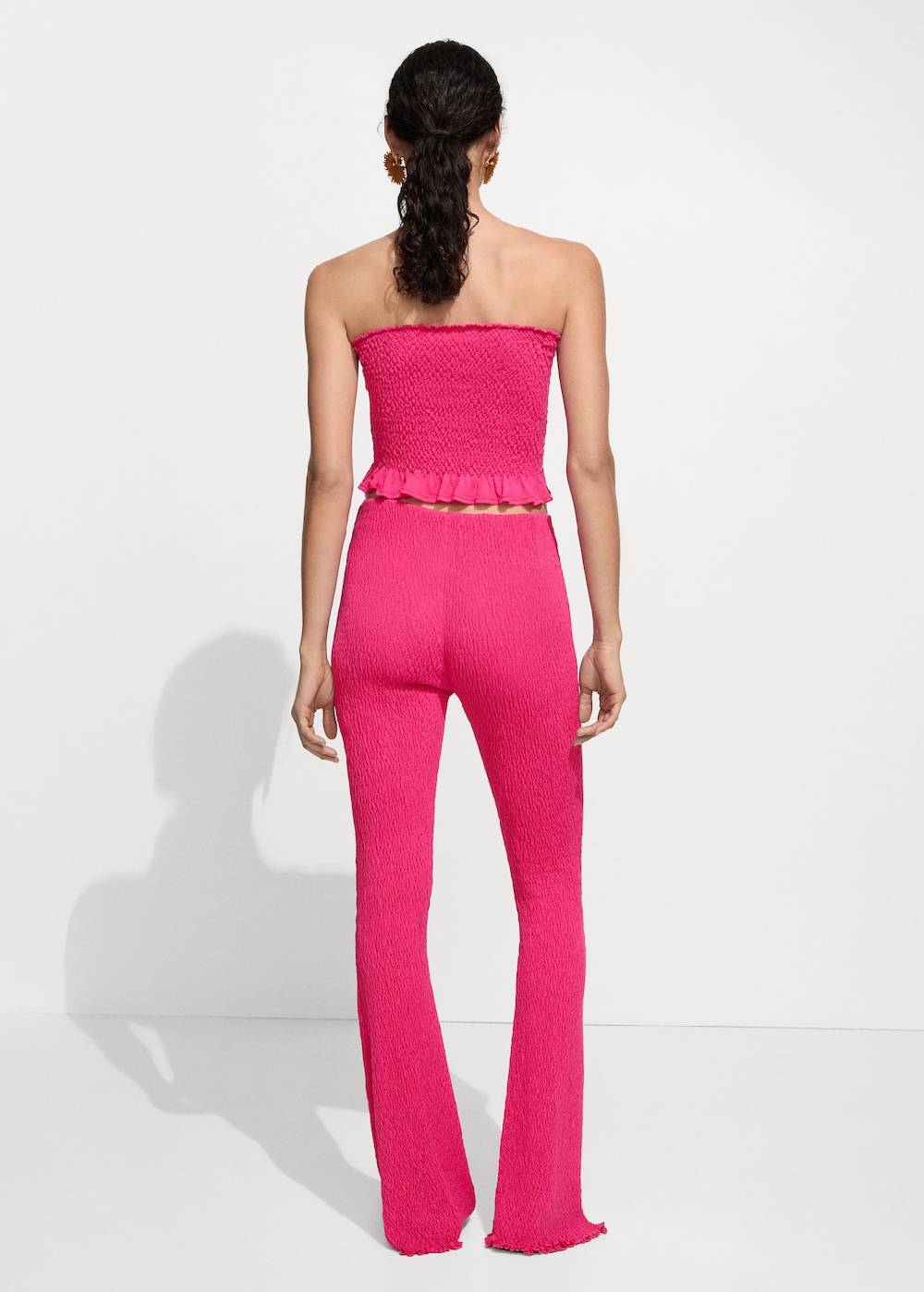 Mango Hose mit Zopfmuster Fabrik Onlineshop