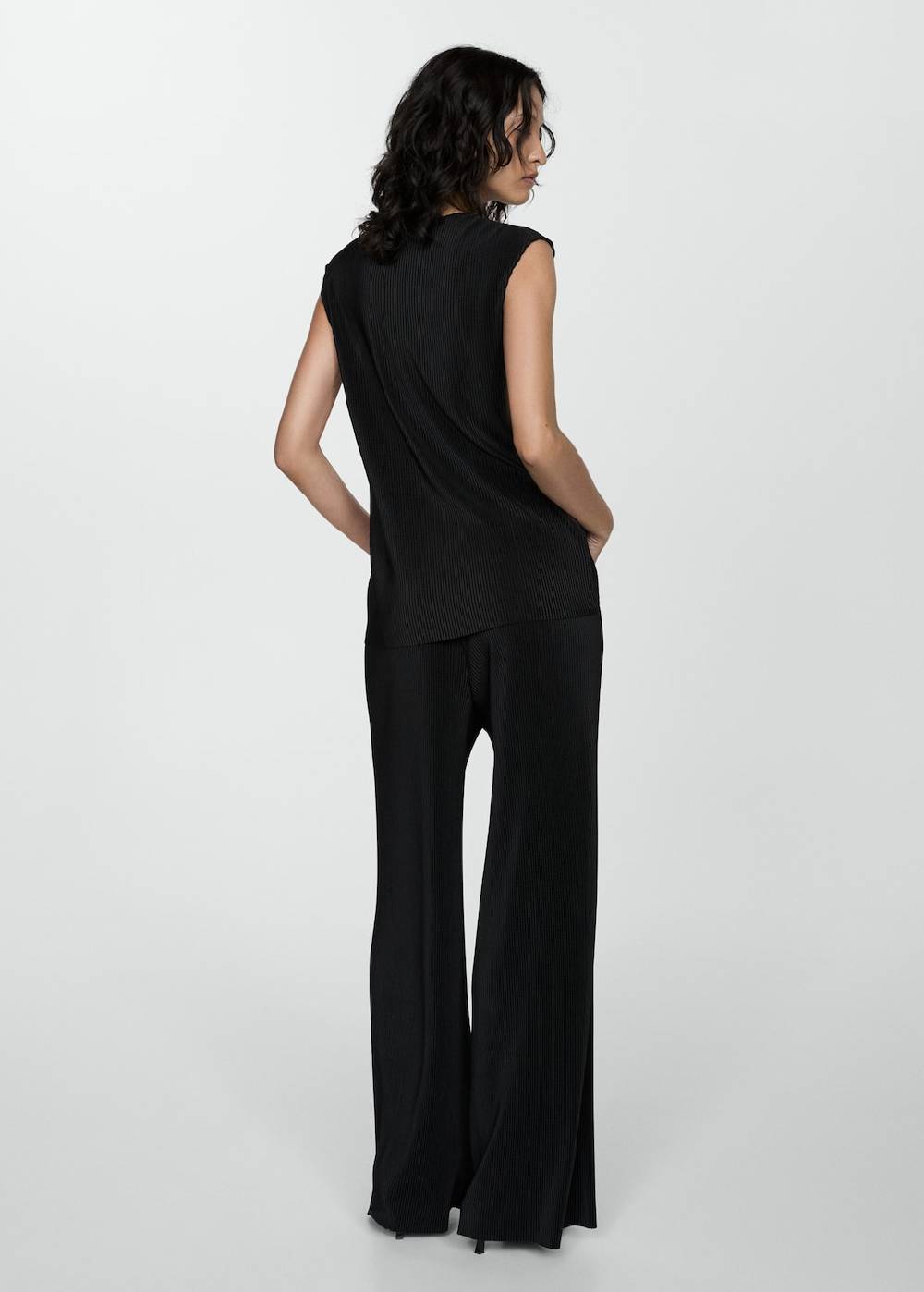 Mango Plissierte Palazzohose Sonderangebot
