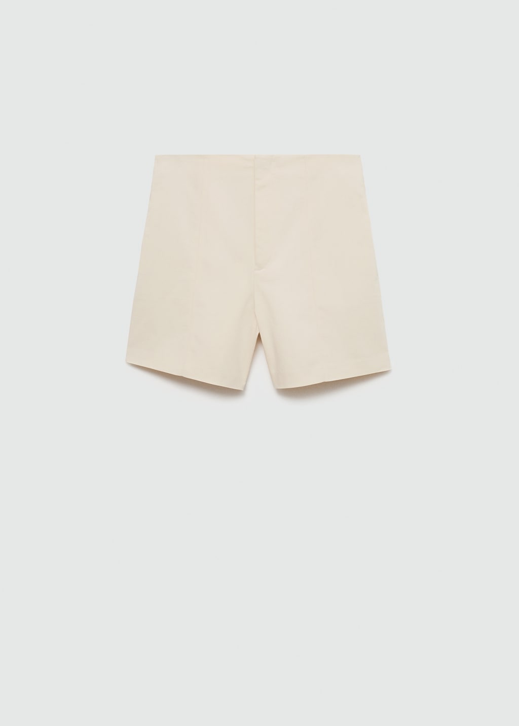 Mango Gerade Shorts mit hoher Taille Günstig kaufen