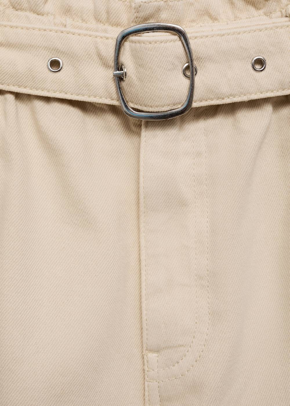 Mango Jeans-Shorts mit Gürtel Online Shopping