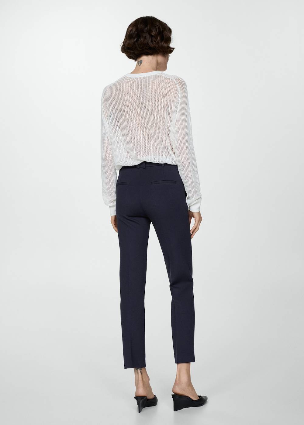 Mango Gerade Hose aus Romanit-Jersey Black Friday
