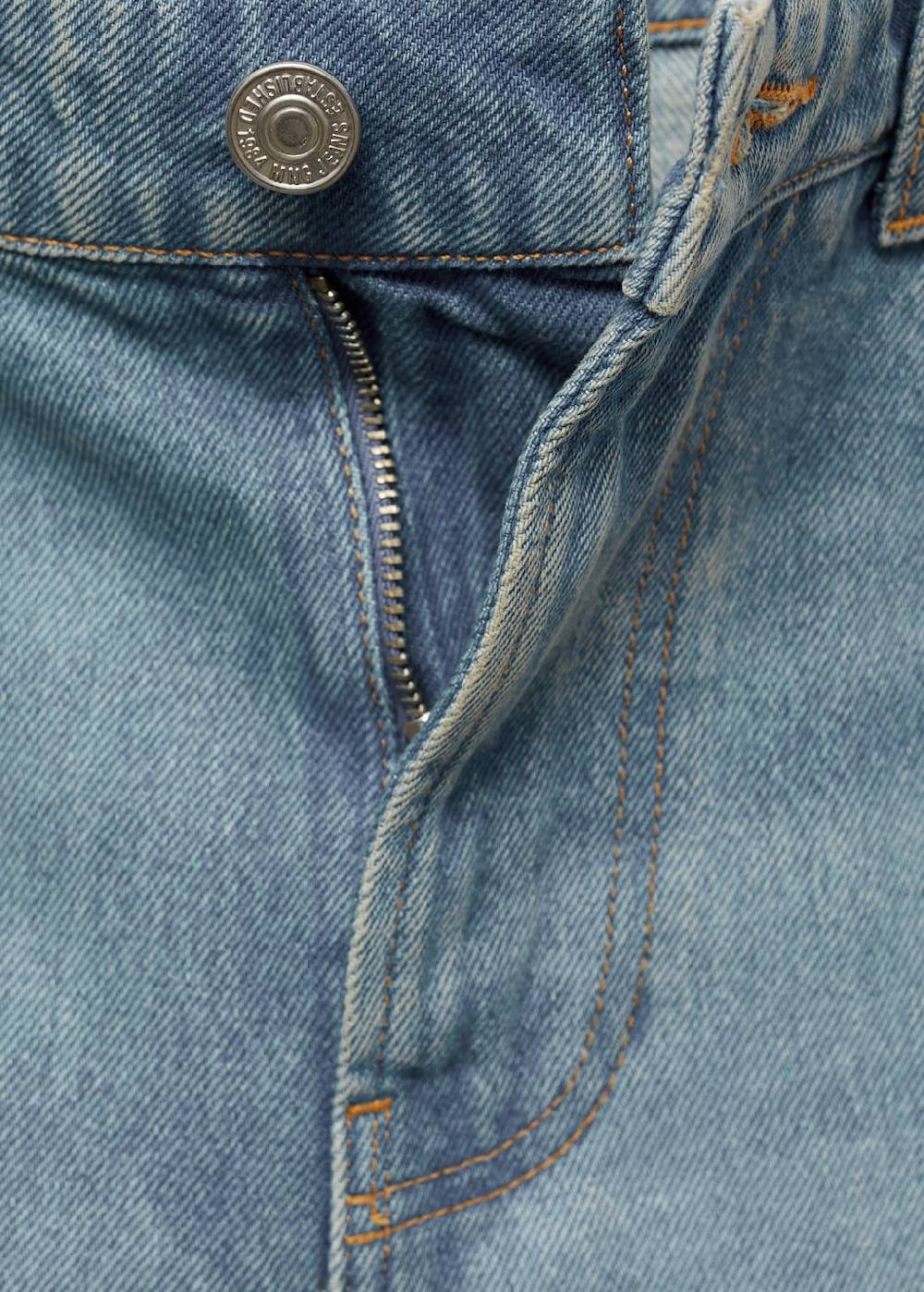 Mango Loose-Fit-Jeans-Bermudashorts Cyber Monday