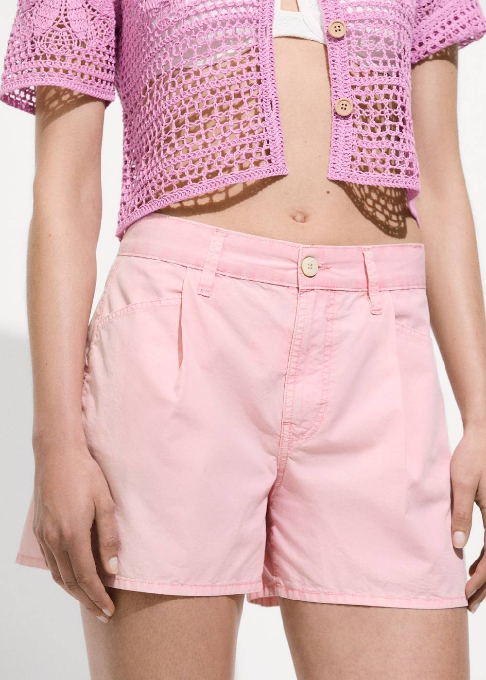 Mango Gerade Jeans-Shorts Osterangebot
