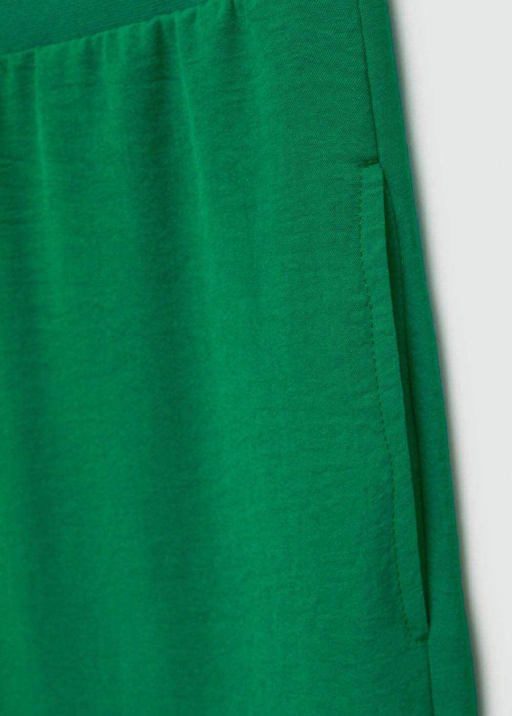 Mango Fließende Wideleg-Hose Online Outlet