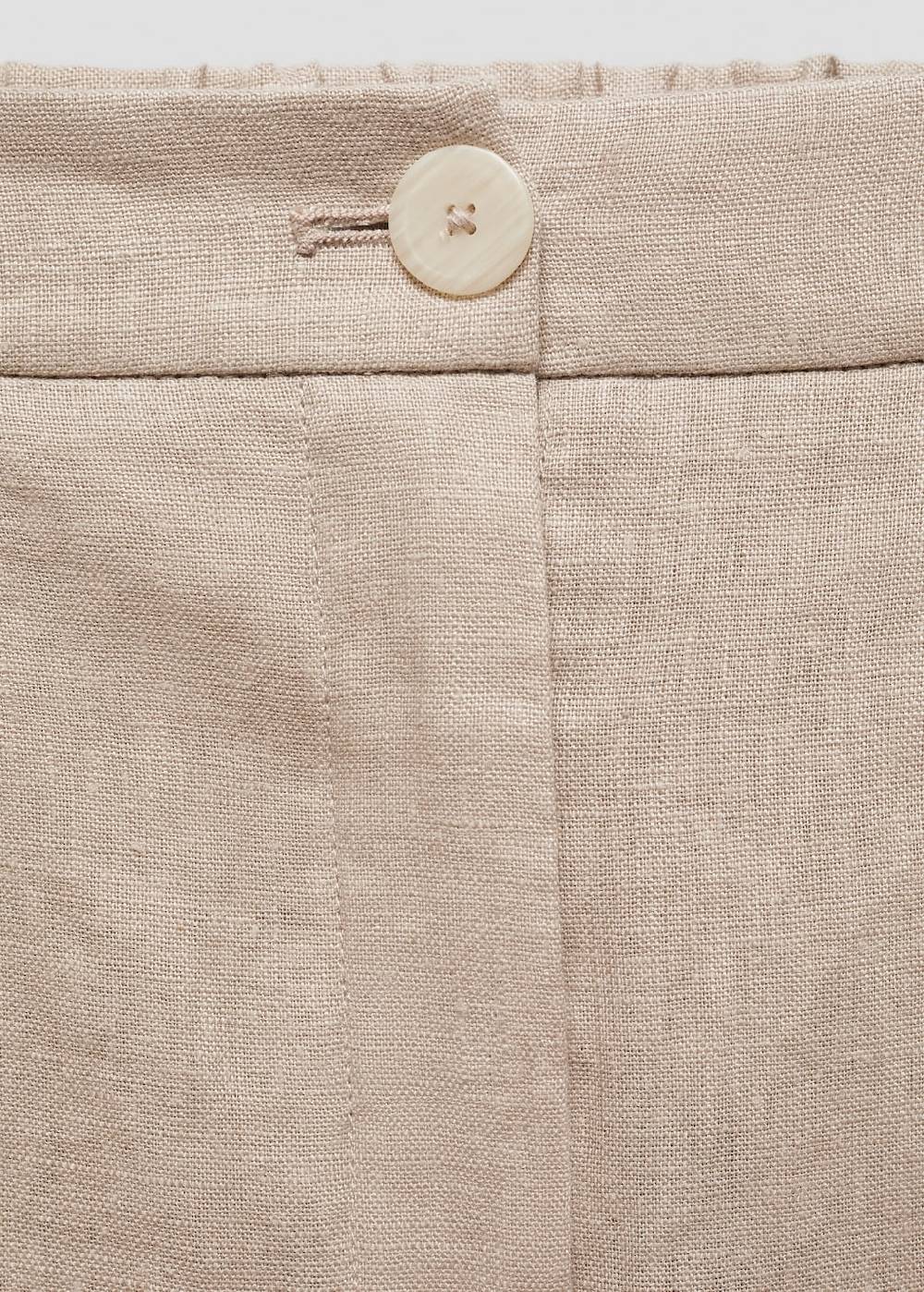 Mango Gerade Hose aus 100 % Leinen Letzte 3 Tage