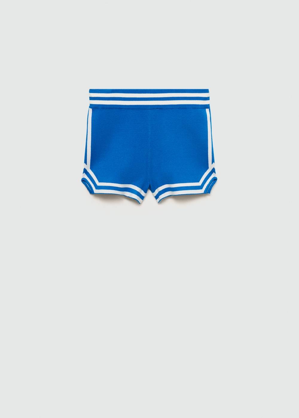 Mango Gestreifte Strickshorts Bis zu 65% Rabatt