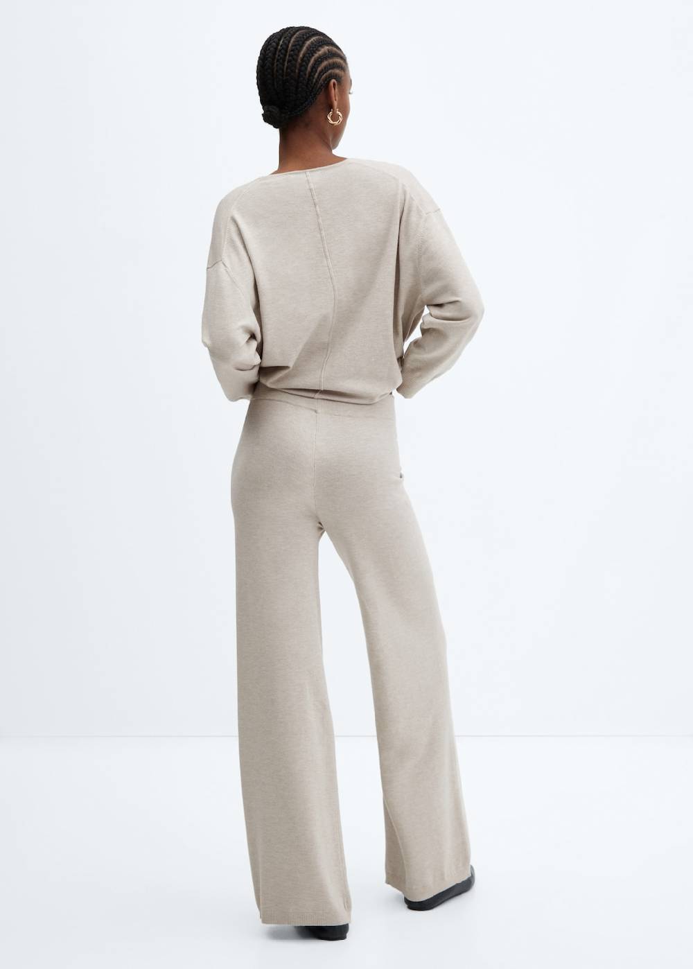 Mango Wideleg-Strickhose 50% Rabatt mit kostenlosem Versand