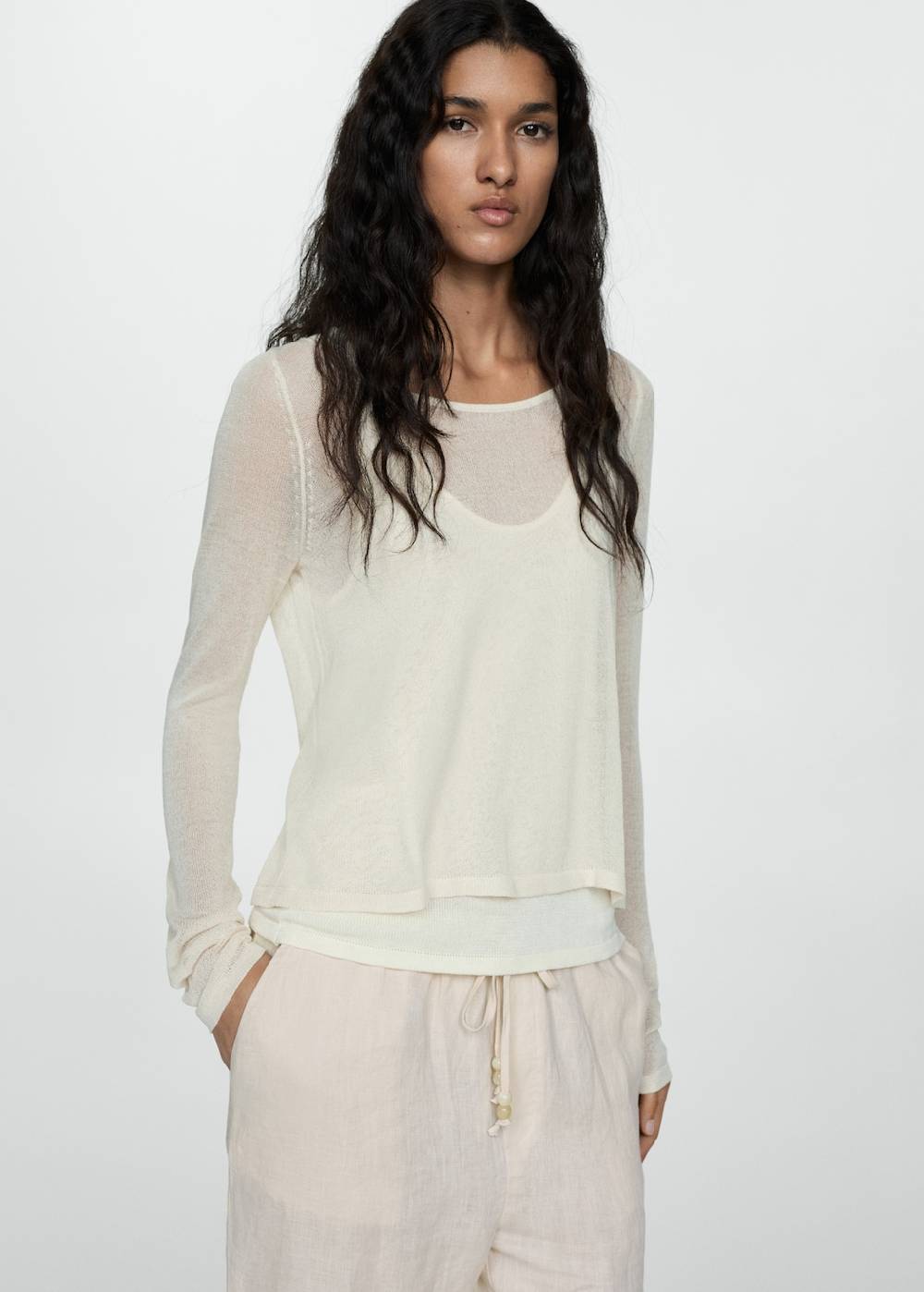 Mango Jogger Pants aus 100 % Leinen Begrenzt auf 3 Tage