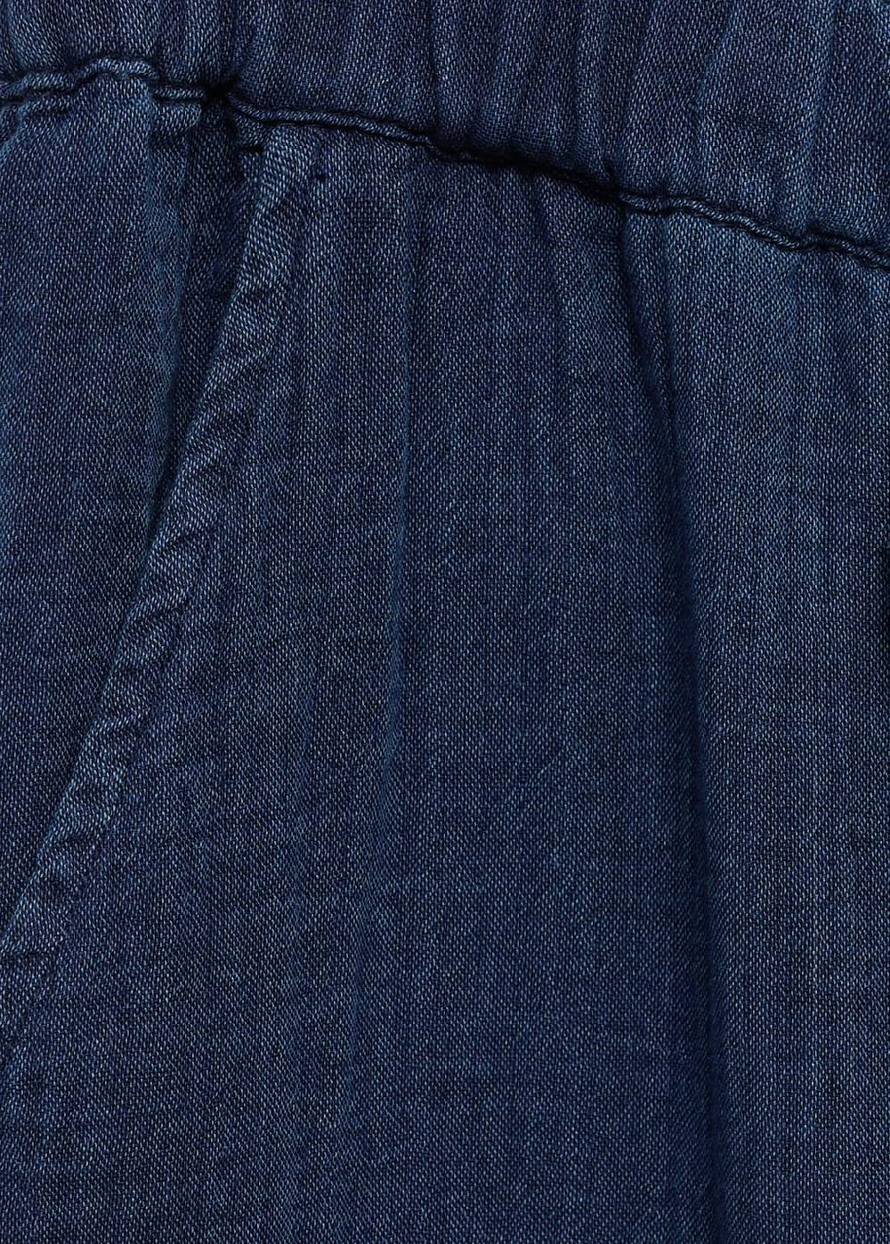 Mango Baumwollhose mit Gummibund im Angebot