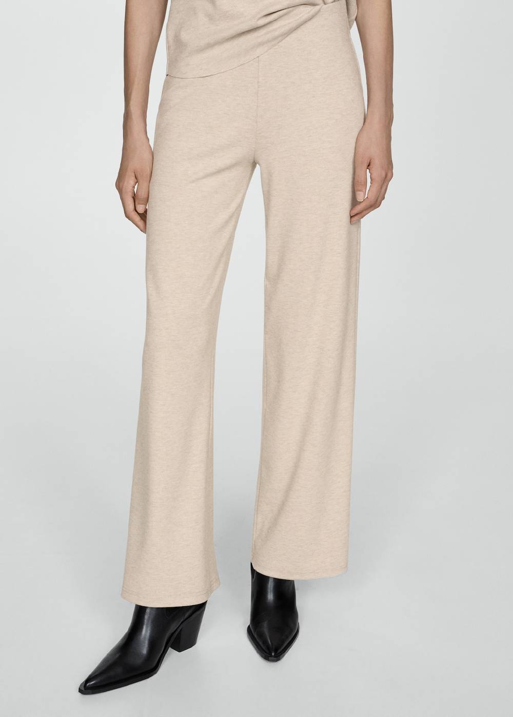 Mango Wideleg-Strickhose Schlussverkauf