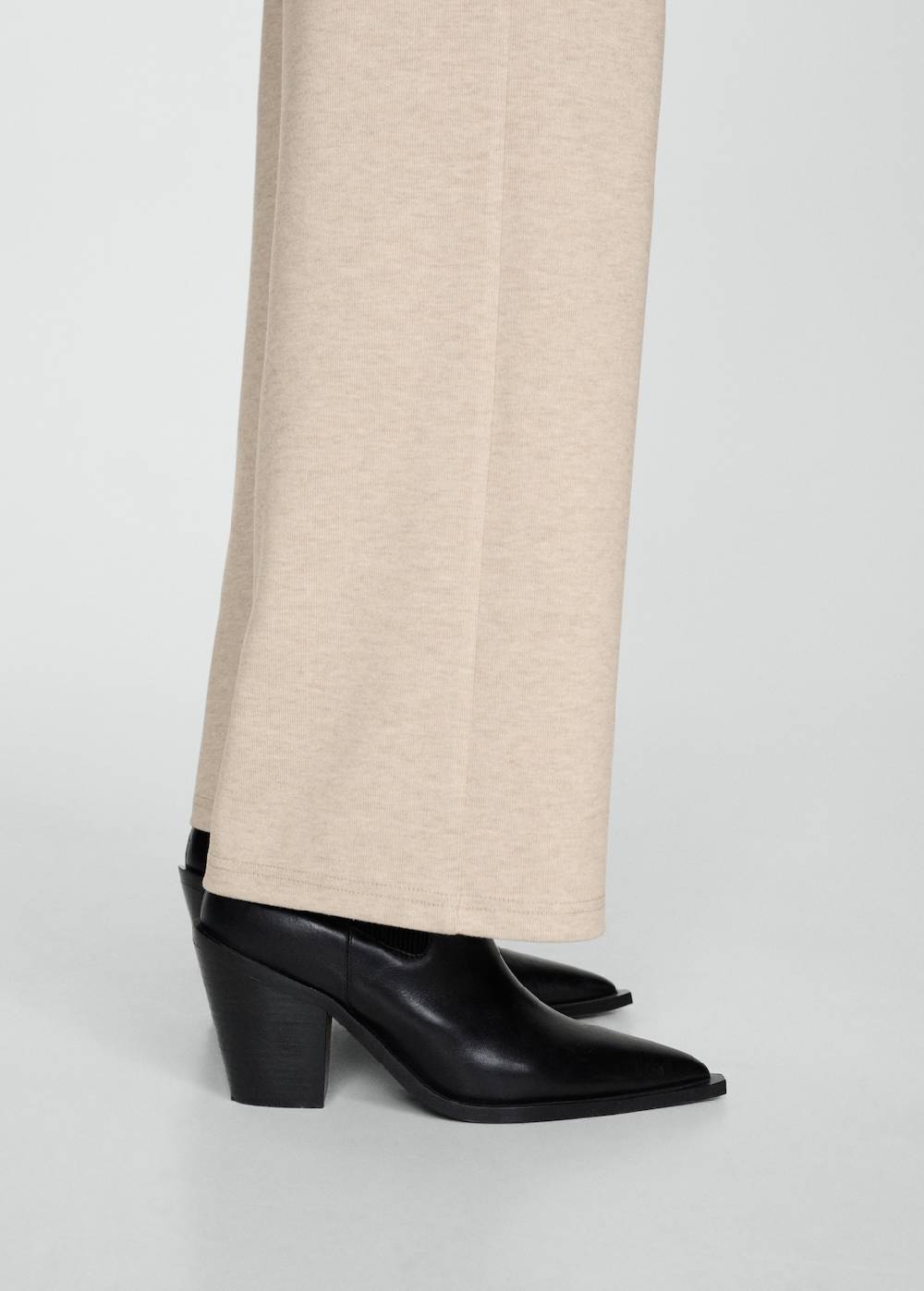 Mango Wideleg-Strickhose Schlussverkauf